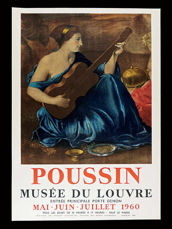 Nicolas Poussin “Exhibition Poster : POUSSIN MUSEE DU LOUVRE”