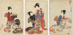 Chikanobu / Chiyoda Inner Palace / Changing Clothes [千代田之大奥　お召しかへ]