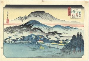 Eight Views of Omi / Evening Bell at Mii Temple【Reproduction】