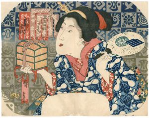 Kunimori / 5 Elements of Modern Genji / Gold - Bell Cricket [今様源氏五性のうち　鈴虫の金性]