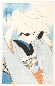 Ito Shinsui / Modern Beauties First Series / Gathering Shellfish at Low Tide