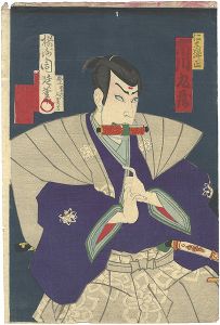 Chikanobu / Nikki Danjo from the Kabuki Play Mukashi Hinagata Date no Utsushi-e [昔様式伊達摸描　仁木弾正]