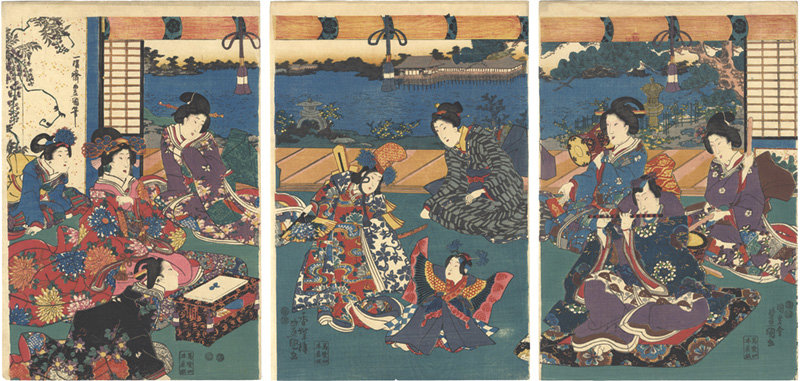 Toyokuni III “Genji-e”