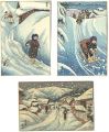 木版絵葉書