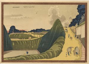 Hokusai / Ushigafuchi at Kudan in Edo 【Reproduction】 [九段牛ヶ渕【復刻版】]