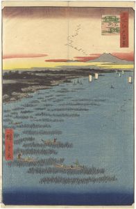 Hiroshige I / One Hundred Famous Views of Edo / Minami-Shinagawa and Samezu Coast [名所江戸百景　南品川鮫洲海岸]