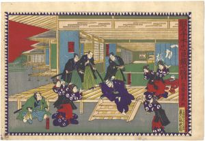 Yoshitora / The Storehouse of Loyal Retainers / Act 7 [仮名手本忠臣蔵　七段目]