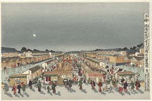 Toyoharu / 浮絵　洛陽四条河原夕涼図【復刻版】 [浮絵　洛陽四条河原夕涼図【復刻版】]