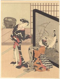 Harunobu / Changing Clothes【Reproduction】 [婦女更衣の園【復刻版】]
