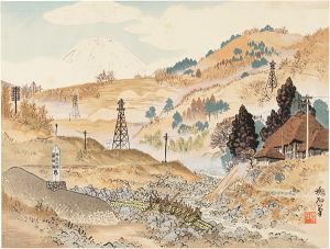 Jokata Kaiseki / The Sakawa River and Mount Fuji