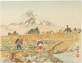Sano Village and Mount Fuji