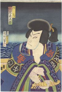 Kunichika / Kabuki Play: Kuwanaya Tokuzo Irifune Monogatari [桑名屋徳蔵入船物語]