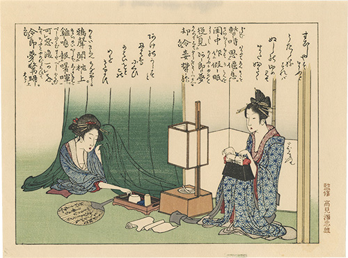 Hokusai “Beauties【Reproduction】”