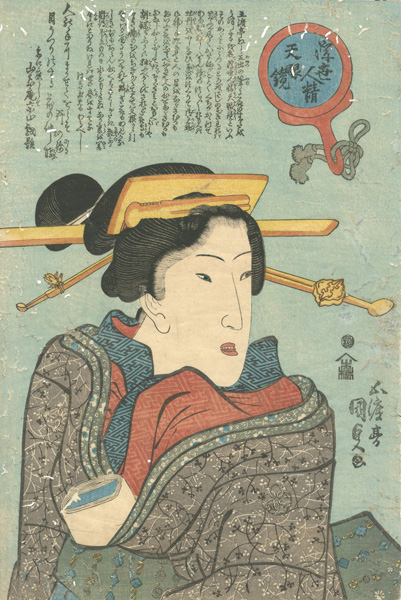 Kunisada I “Types of the Floating World Seen through a Physiognomist's Glass Series”