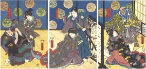 Toyokuni III / Kabuki Play: Higashiyama Sakura Soshi [東山桜荘子]