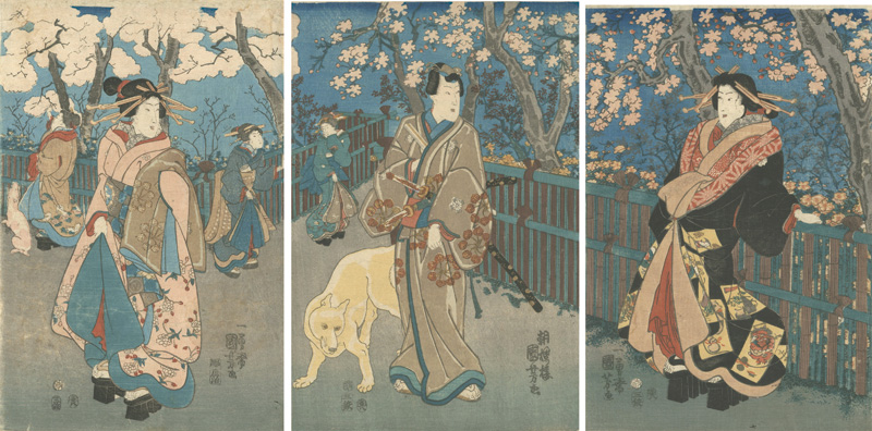 Kuniyoshi “Koi no Sayaate”