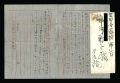 Autograph letter