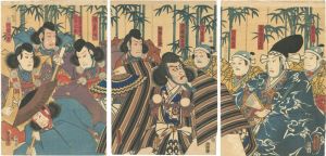 Toyokuni III / Kabuki Play: Kanjincho [勧進帳]