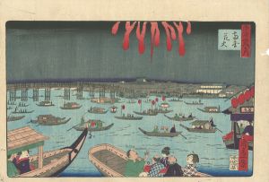 一景「東京名所之内　両国花火」