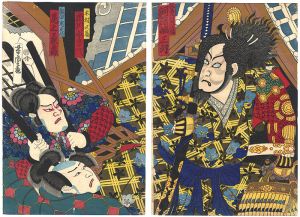 Yoshitora / Kabuki Play: Momoyama Monogatari [桃山譚]