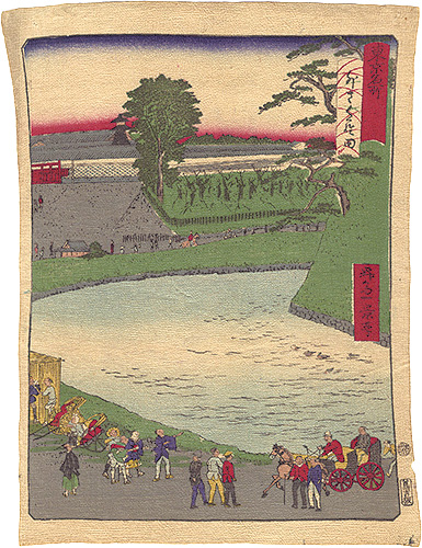 Ikkei “Forty-Eight Views of Famous Places in Tokyo / Soto-Sakurada”