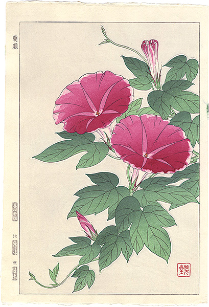 Kawarazaki Shodo “Morning glory”