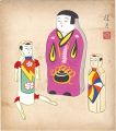Shikishi Paper Board: Dolls
