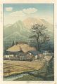 Farmers at the foot of Mt.Asam......