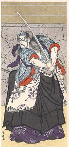 Shunsen / Portrait of an Actor on Stage【Reproduction】 [役者舞台姿【復刻版】]