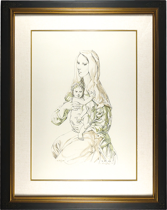 Fujita Tsuguharu (Leonard Foujita) “Motherhood”