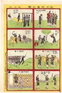 作者不詳「兵士技芸之図」