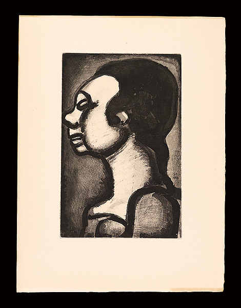 Georges Rouault “Reincarnations du pere Ubu : Profil”