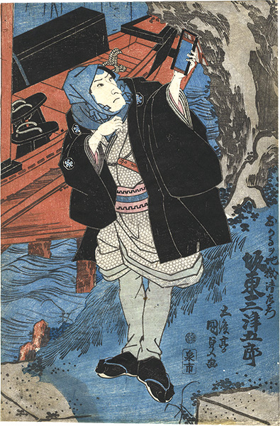 Kunisada I “Kabuki Play: Sugawara-ryu Kanagaki Soga”