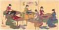 Illustration of Ladies Sewing