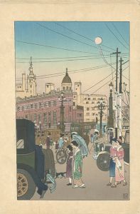 Nakazawa Hiromitsu / Nihonbashi in Early Spring
