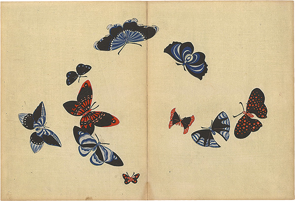 Kamisaka Sekka “A Print from a Thousand Butterflies”