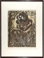 Mother and child in the snow