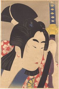 Kabukido Enkyo / Actor Nakamura Tomijuro as Sakuramaru【Reproduction】 [中村富十郎の桜丸【復刻版】]
