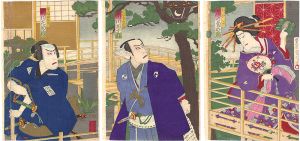 Kunichika / Kabuki Play: The Storehouse of Loyal Retainers [仮名手本忠臣蔵]