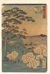 Hiroshige II / Thirty-six Views of the Eastern Capital / Asuka Hill [東都三十六景　飛鳥山]