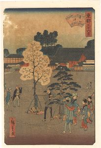 Hiroshige II / Thirty-six Views of the Eastern Capital / Hongo Street [東都三十六景　本郷通り]