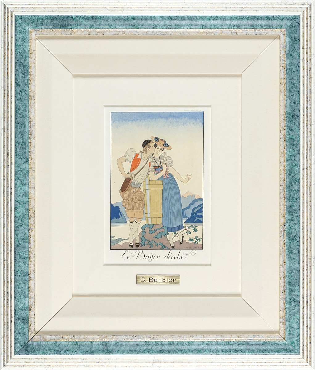 George Barbier “Le baiser derobe”