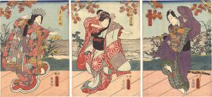 Toyokuni III / Kabuki Play: Imoseyama Onna Teikin [妹背山婦女庭訓]