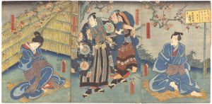 Toyokuni III / Kabuki Play: Koigoromo Karigane-zome [恋衣雁金染]