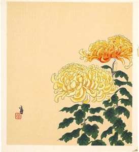 Tokuriki Tomikichiro / chrysanthemums (tentative title)