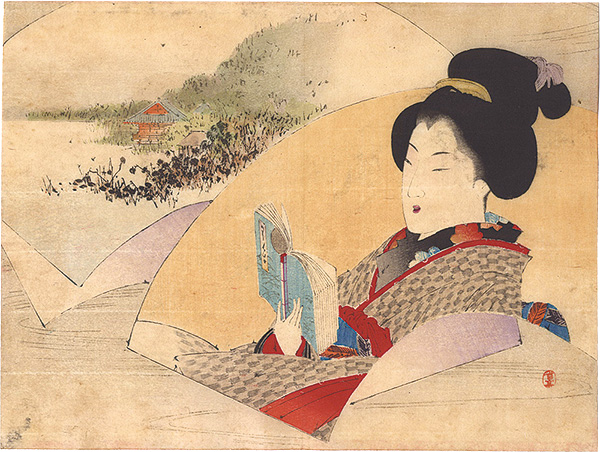 渡辺省亭「木版口絵」