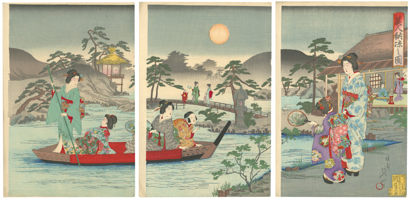 Nobukazu “Women Enjoying the Cool of the Evening”