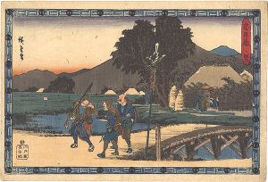 Hiroshige I / The Storehouse of Loyal Retainers / Act VI [忠臣蔵　六段目]