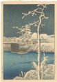 Snow at Haneda