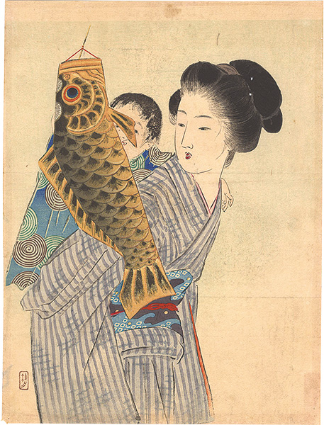 武内桂舟「木版口絵」